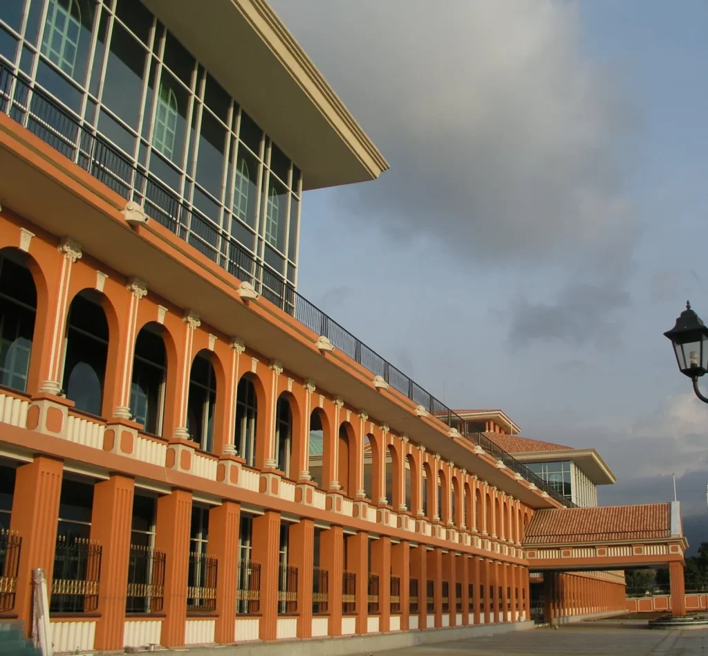 Presidential Palace M, Malabo — arcaded façade