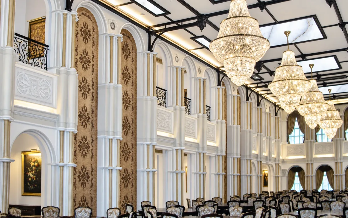 Palace banquet hall interior fit-out