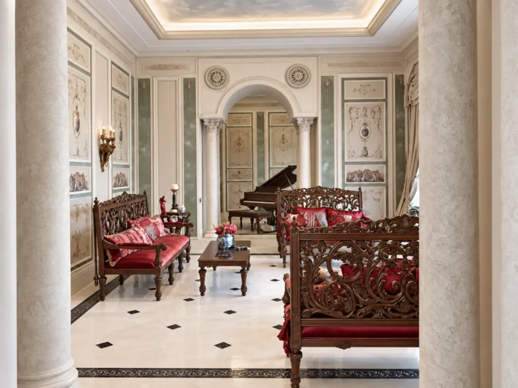 Villa V, Lebanon — classical salon